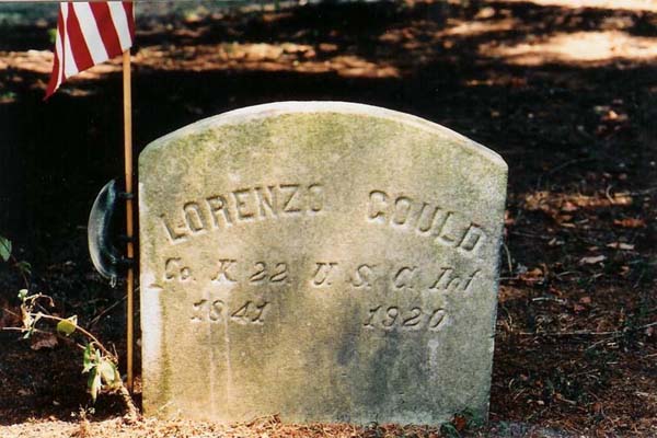 Lorenzo Gould tombstone